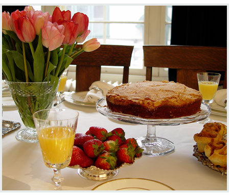 West Gate Manor Breakfast